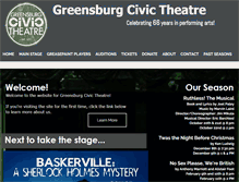 Tablet Screenshot of gctheatre.org